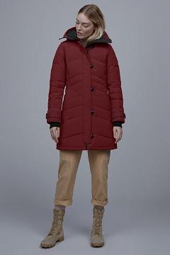 Chamarras Canada Goose Mujer Outlet - Lorette Abrigos Rojos BN4213859